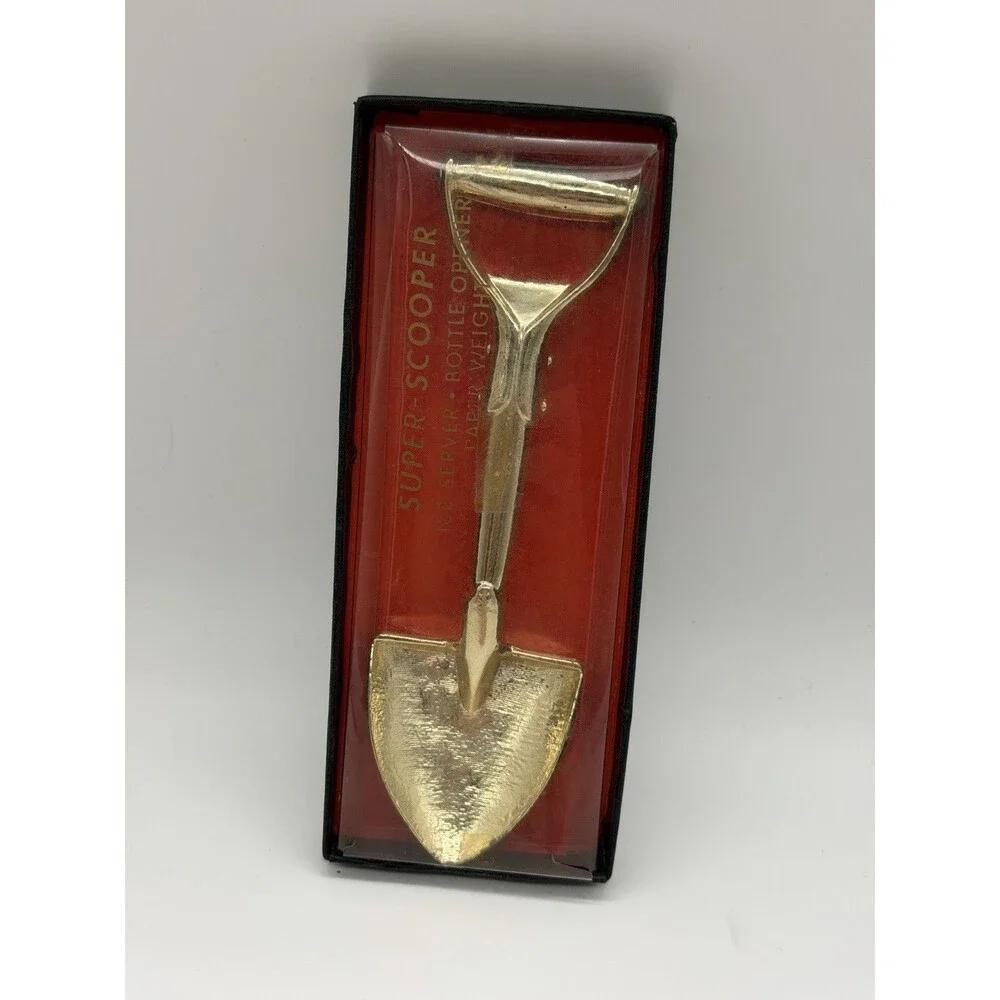 Vintage Super Scooper Shovel-shaped Bottle Opener Ice Server
